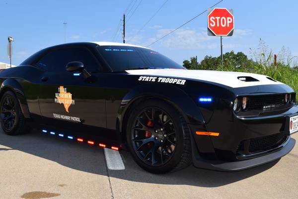 Dodge Hellcat seized in high-speed chase becomes police cruiser