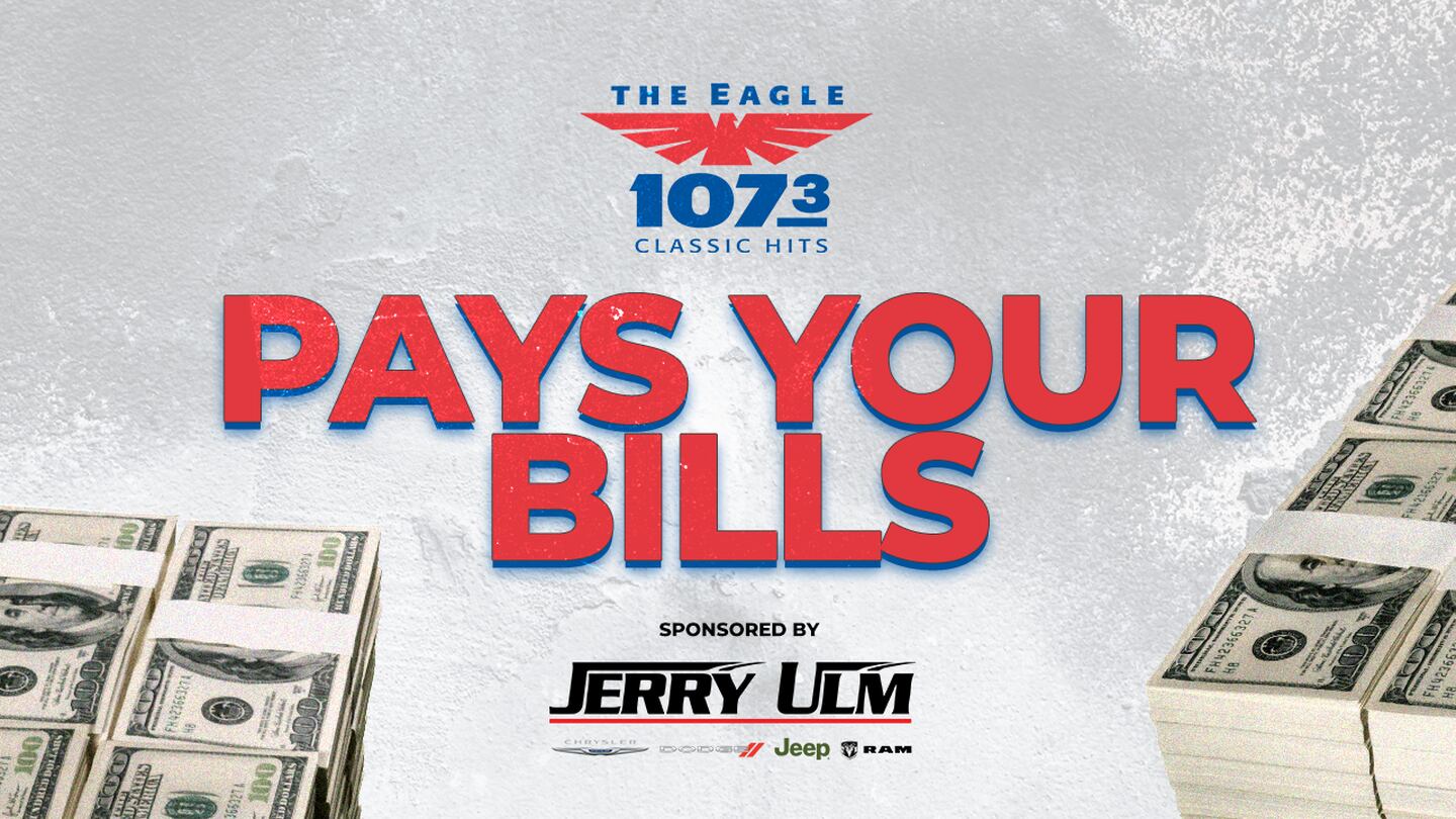 You Could Win $1,000 with 107.3 The Eagle Pays Your Bills