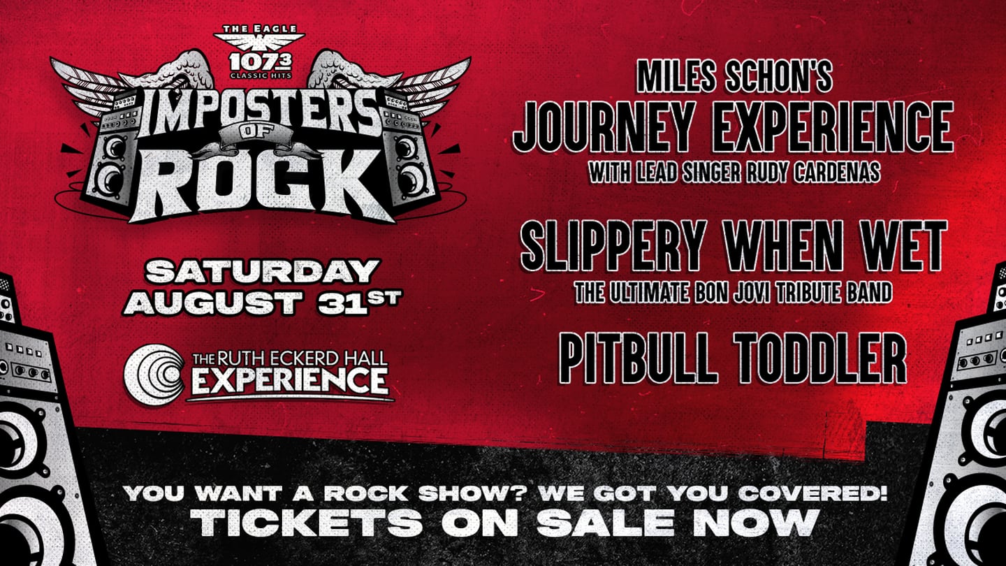 107.3 The Eagle presents Imposters of Rock - Saturday, August 31st at Ruth Eckerd Hall.