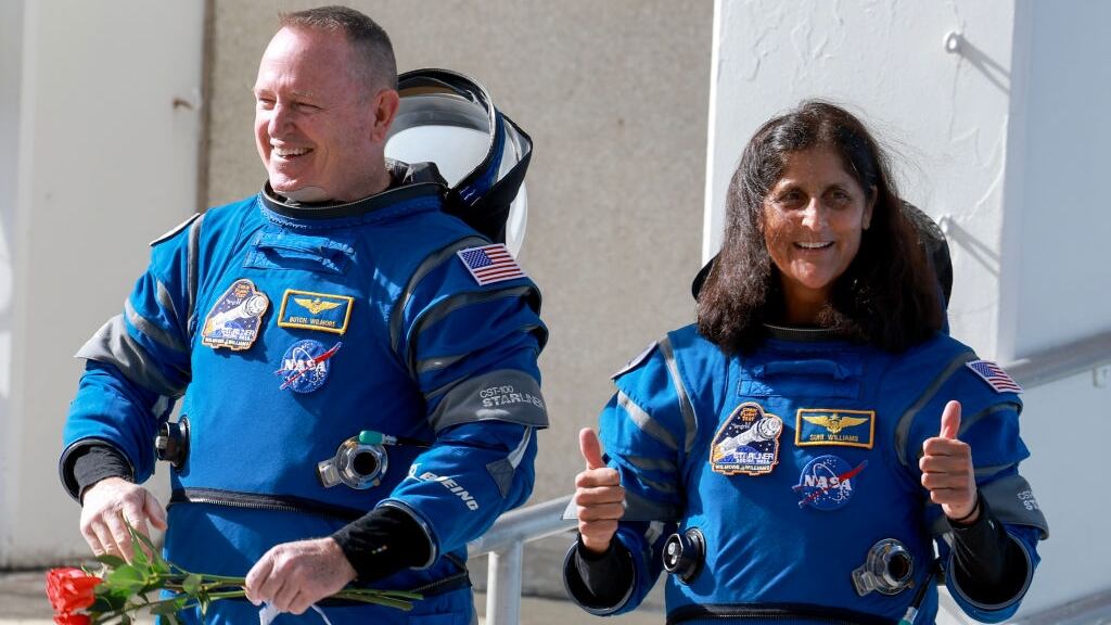 Butch Wilmore and Suni Williams