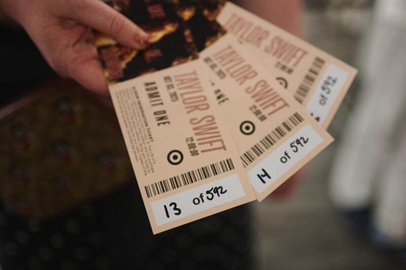 Target shoppers buying Taylor Swift's "The Life of a Showgirl"