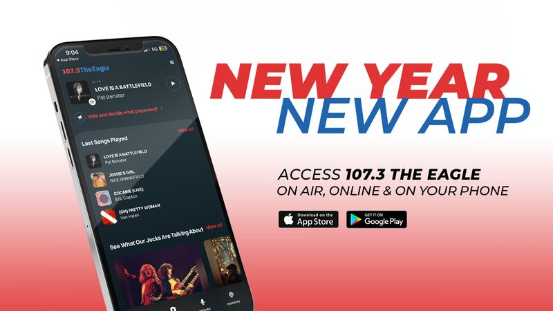 New App WXGL 107.3 The Eagle